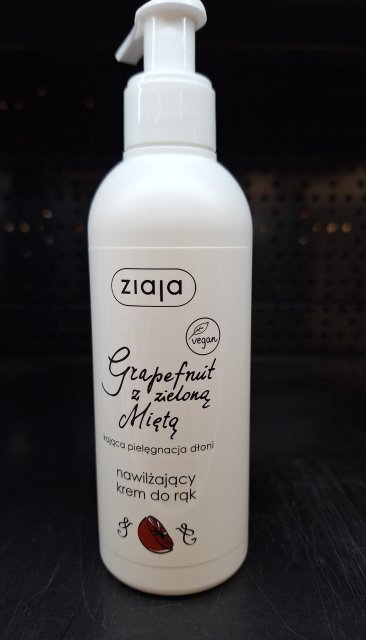 Ziaja Krem do rąk, Nawilżający, Grapefruit z zieloną miętą