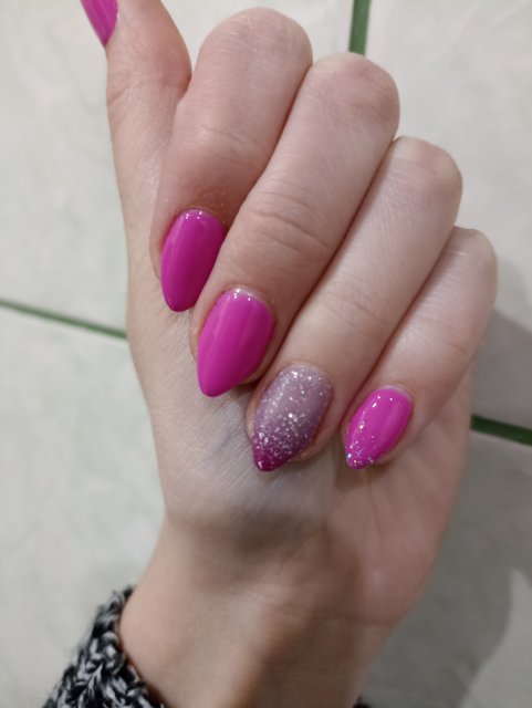Manicure hybrydowy, Semilac, Rosalind, Hi 