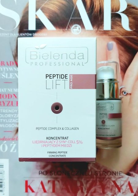 Bielenda Professional, Peptide Lift, Koncentrat ujędrniający, Z Syn-Coll 5% i peptydem miedzi