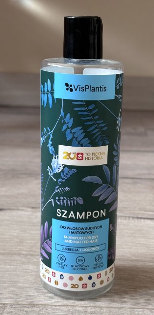 Vis Plantis Szampon do włosów, Włosy suche i matowe, Lukrecja + lipa + prawoślaz