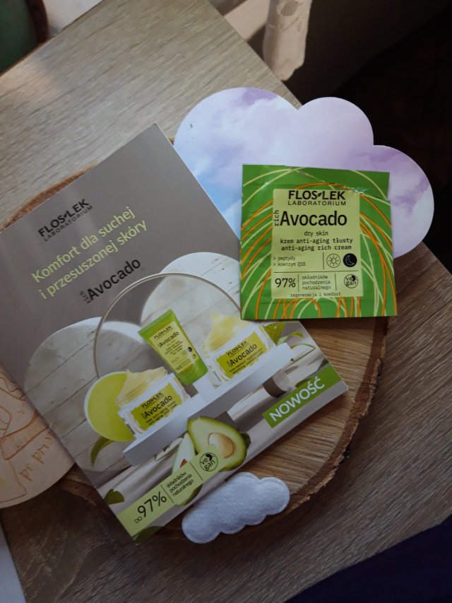 FlosLek Rich Avocado, Krem do twarzy, Anti-aging, Tłusty 