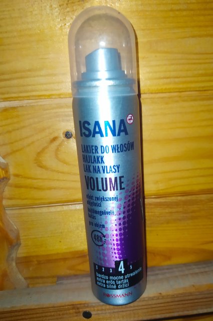Isana Lakier do włosów, Volume, Efekt zwiększonej objętośc
