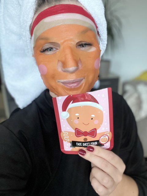 Maseczka świąteczna 