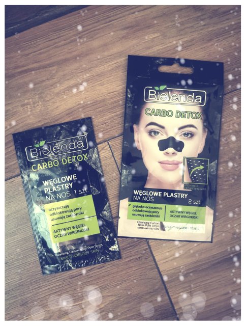 Bielenda Carbo Detox, Węglowe plastry na nos