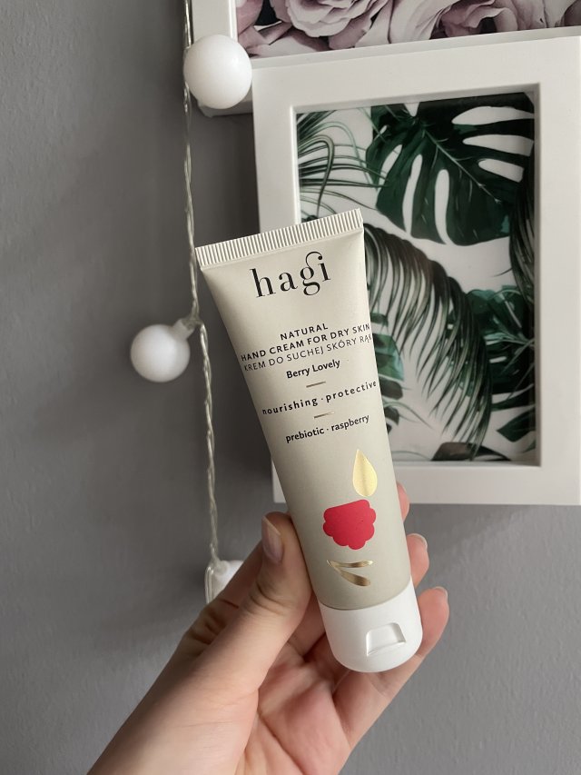 Hagi Cosmetics Krem do rąk, Berry Lovely, Raspberry, Do suchej skóry rąk