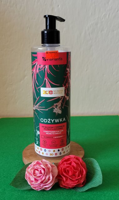 Vis Plantis Odżywka do włosów, Włosy z tendencją do przetłuszczania rozmaryn + ostropest + melisa