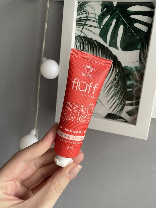Fluff X-mas, Maseczka do twarzy, Sweet Dreams, Nawilżająca & otulająca