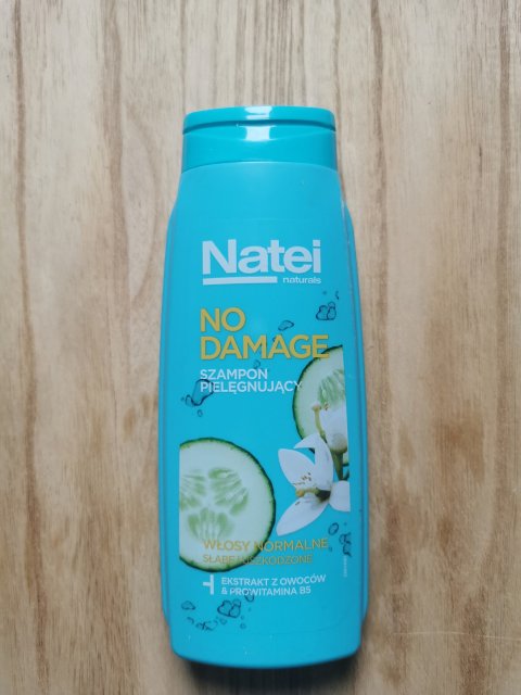Natei Naturals, No Damage, Szampon do włosów, Pielęgnujący