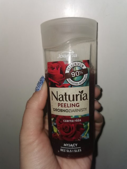 Joanna Naturia, Peeling myjący, Drobnoziarnisty, Czara róża