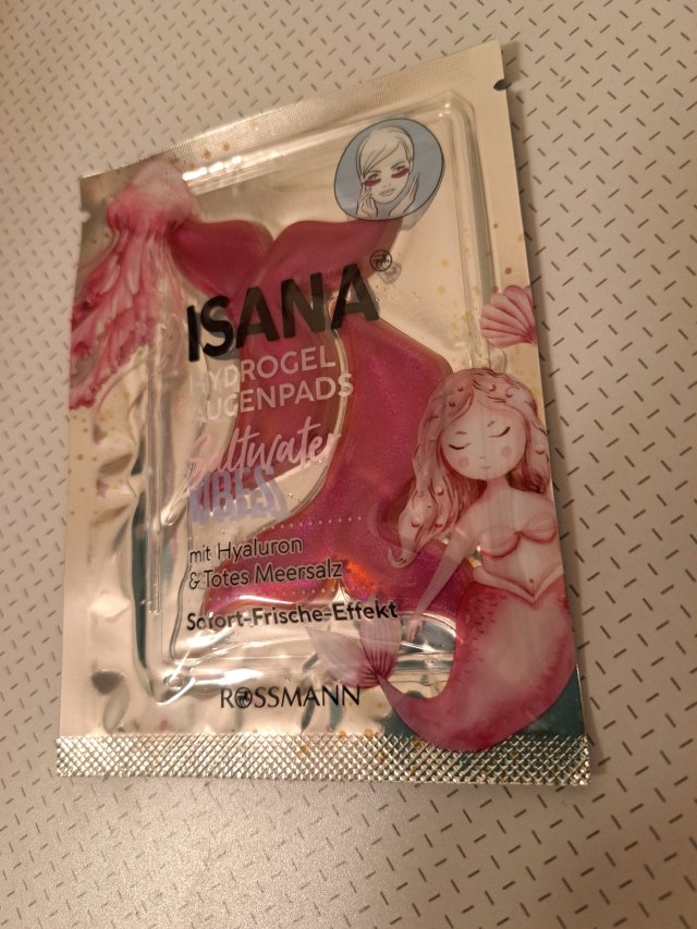 Isana Płatki pod oczy, Hydrożelowe, Saltwater Vibes, Z kwasem hialuronowym i solą z Morza Martwego