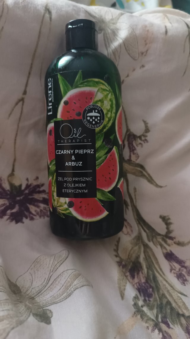 Lirene Żel pod prysznic, Z olejkiem eterycznym, Czarny pieprz i arbuz