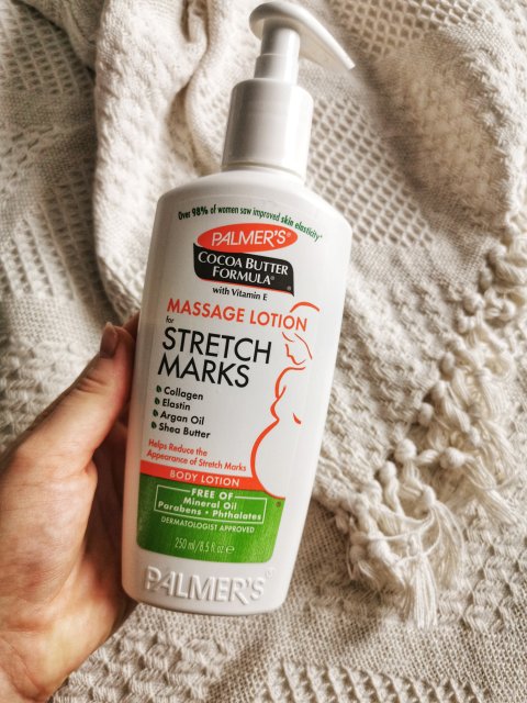 Palmer's Cocoa Butter Formula, Balsam do ciała, Massage Lotion with Stretch, Do skóry z  rozstępami