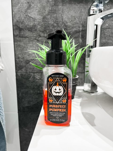 Bath & Body Works Mydło w piance, Purrfect Pumpkin