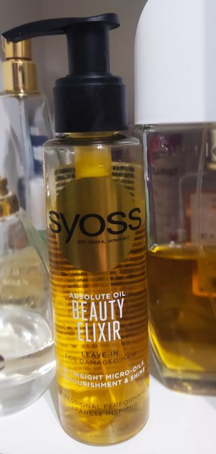 Syoss Beauty Elixir Absolute Oil, Eliksir do włosów, Z olejkiem absolutnym