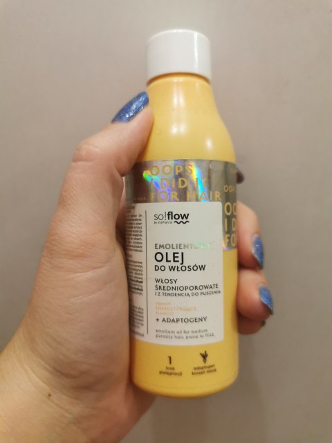 Vis Plantis so!flow, Olej do włosów, Emolientowy, Włosy średnioporowate z tendencją do puszenia, Energetyzujące mango