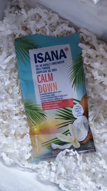 Isana Sól do kąpieli, Calm Down, Kokos i wanilia, Z mocznikiem