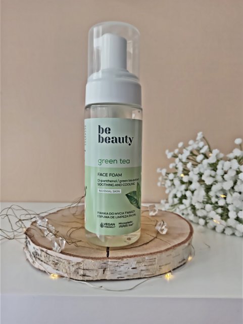 BeBeauty Pianka do mycia twarzy, Green Tea, Skóra normalna