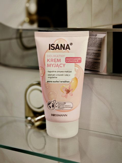 Isana Krem myjący do twarzy, Delikatny, Skóra sucha i wrażliwa 