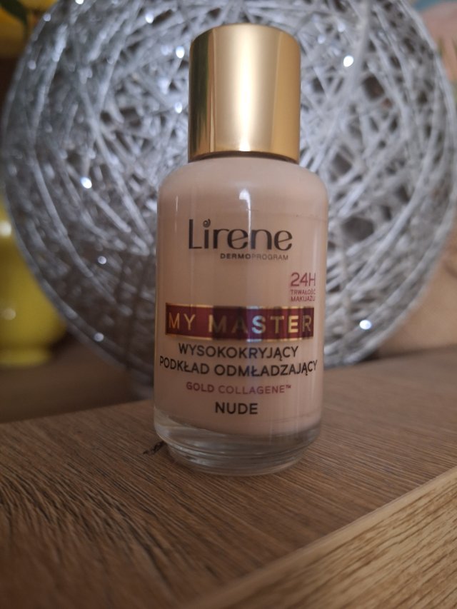 Lirene Dermoprogram, My Master, Podkład do twarzy, Wysokokryjący, Odmładzający, Nude