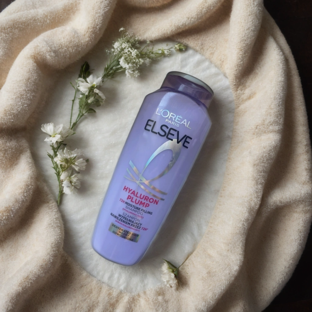 L'Oréal Elseve, Szampon do włosów, Hyaluron Plump, Wypełniający nawilżeniem, Włosy odwodnione