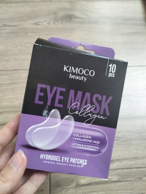 Kimoco Beauty Płatki pod oczy, Hydrożelowe, Collagen & Hyaluronic Acid, Liftingująco-nawilżające