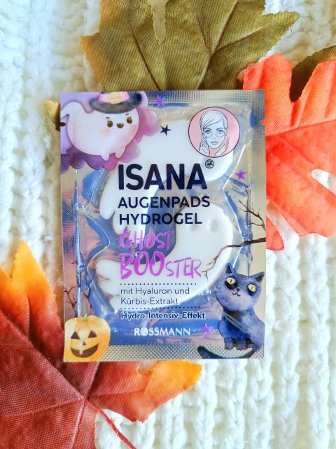 Isana Płatki pod oczy, Hydrożelowe, Ghost Booster, Hialuron i dynia