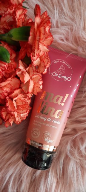 OnlyBio Peeling do ciała, Malina 