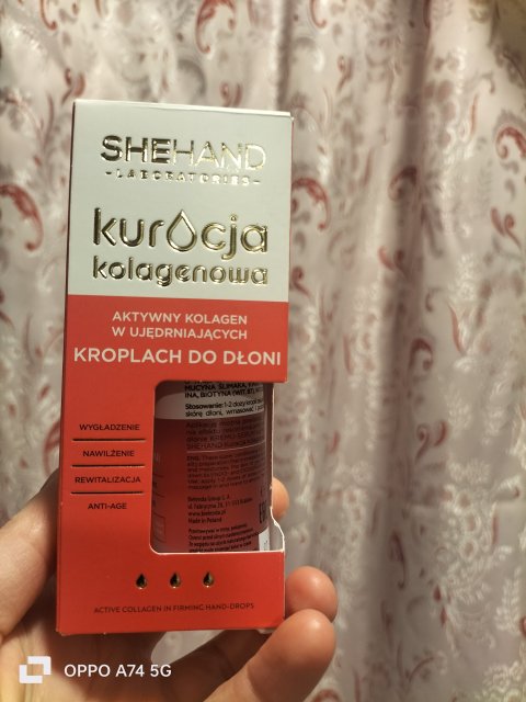 SheHand Kuracja kolagenowa, krople do rąk