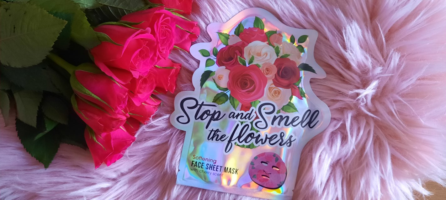 Maxbrands Marketing B.V. Face Sheet Mask, Maseczka do twarzy w płacie, Stop and Smell the Flowers