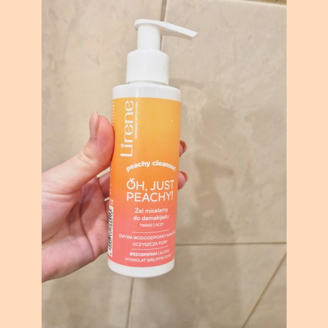 Lirene Oh, Just Peachy!, Żel micelarny do demakijażu, Brzoskwinia i Aloes 