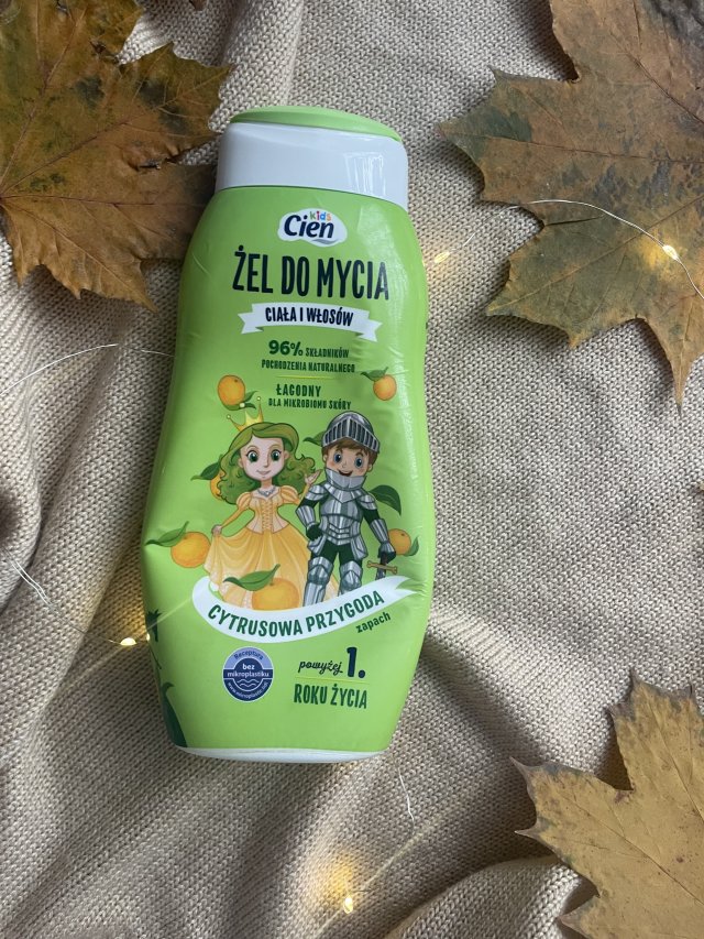 Cien Kids, Żel do mycia ciała i włosów, Cytrusowa Przygoda 