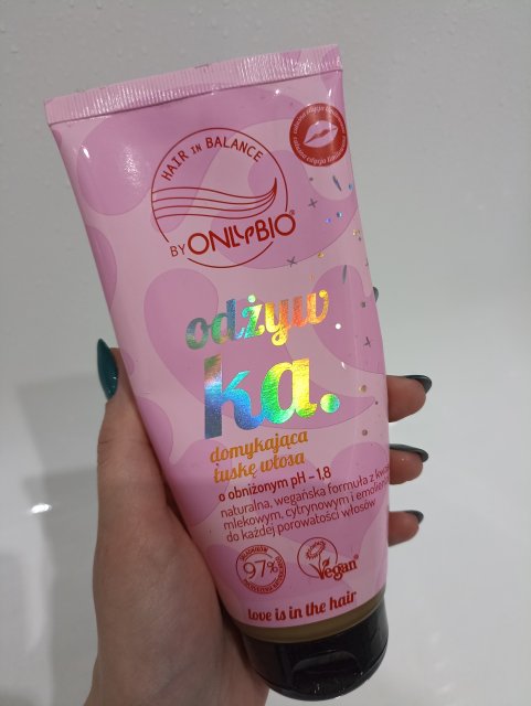 OnlyBio Hair in Balance, Odżywka do włosów, Domykająca łuskę włosa