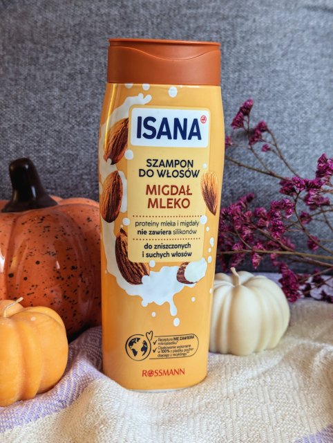 Isana Szampon do włosów, Migdał Mleko 