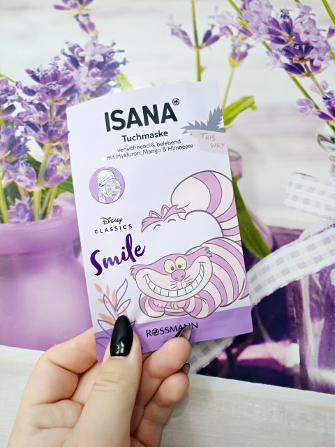 Isana Disney Classics, Maseczka do twarzy w płacie, Smile 