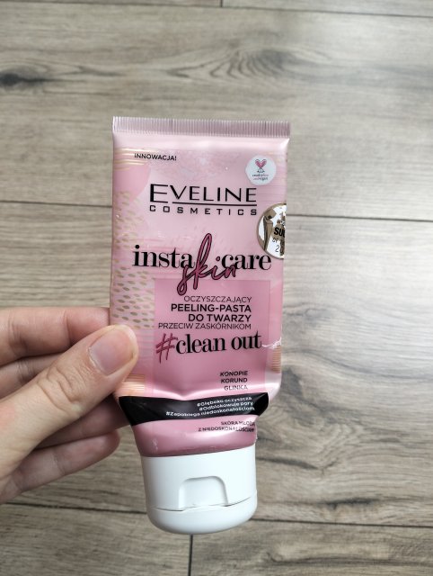 Eveline Insta Skin Care, Peeling-pasta do twarzy, Oczyszczająca, Przeciw zaskórniakom