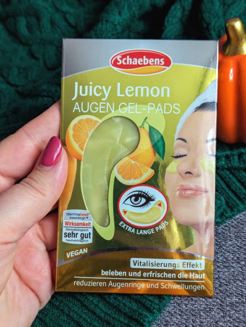 Płatki pod oczy cytrynka