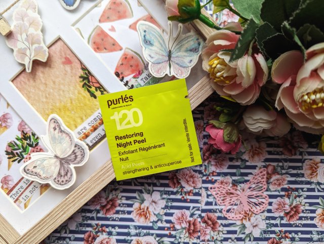 Purlés 120 Restoring Night Peel, Eksfoliujący krem wzmacniający