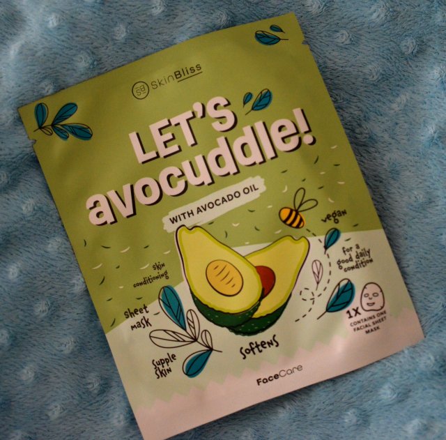 SkinBliss Maska do twarzy w płacie, Let's Avocuddle!, Avocado Oil