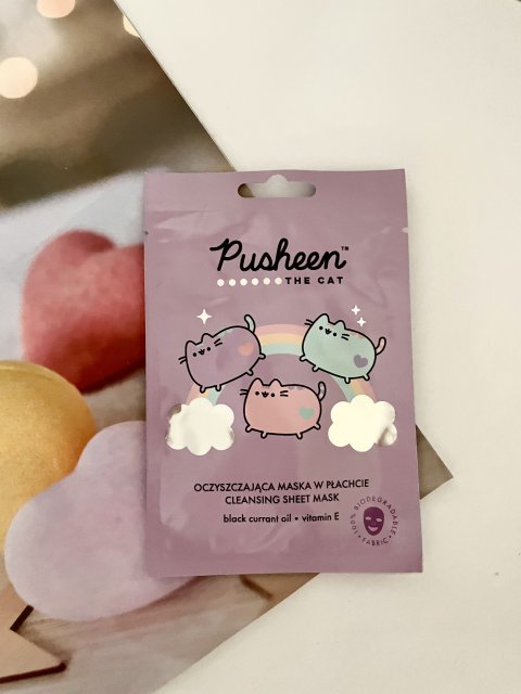 Aura, Oczyszczająca maska w płachcie Pusheen The Cat