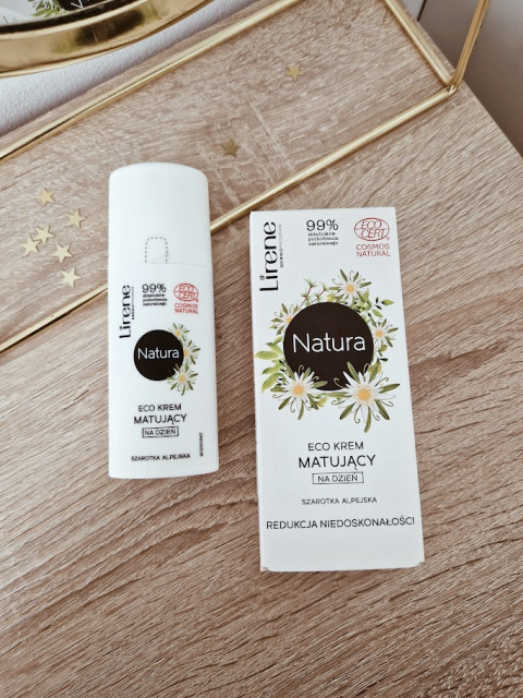 Lirene Natura, Eco, Krem do twarzy, Na dzień, Matujący, Organiczna Szarotka