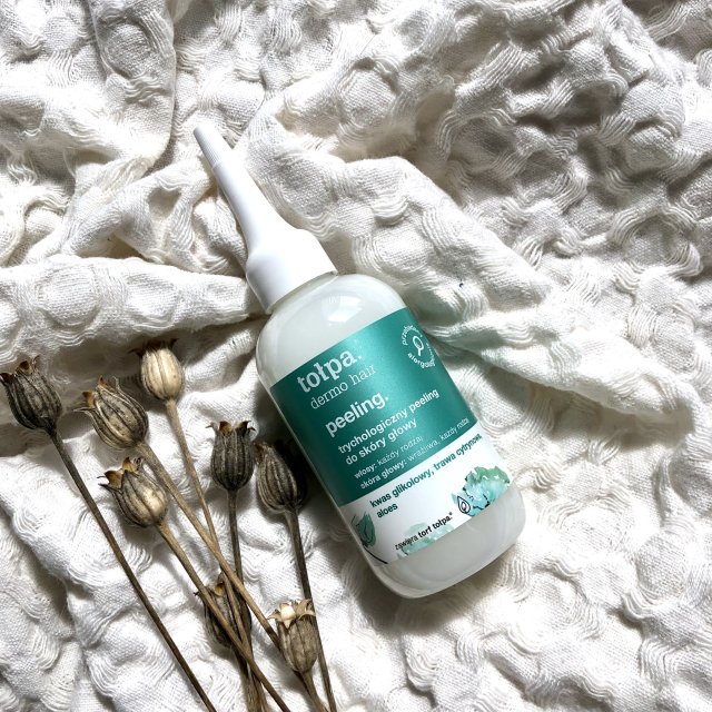 Tołpa Dermo Hair, Peeling do skóry głowy, Trychologiczny, Kwas glikolowy, trawa cytrynowa i aloes