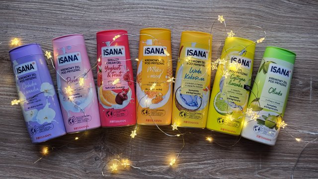 Isana Żel pod prysznic, Woda kokosowa, Z sokiem z mango o zapachu kokosa