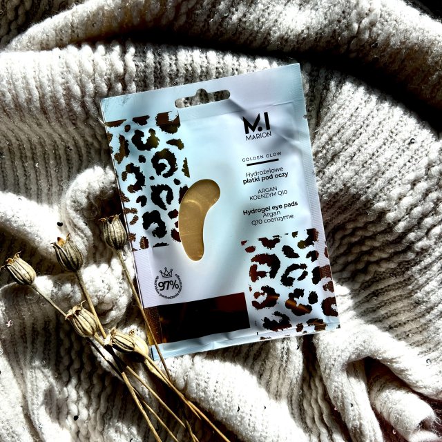 Marion MI MARION, Płatki pod oczy, Golden Glow, Hydrożelowe, Argan i koenzym Q10
