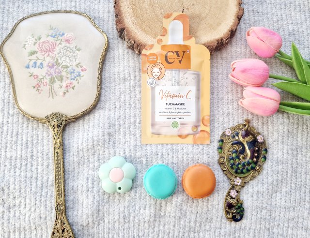 CV CadeaVera Maseczka do twarzy w płacie, Vitamin C