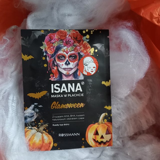 Isana Maska do twarzy w płachcie, Glamoween