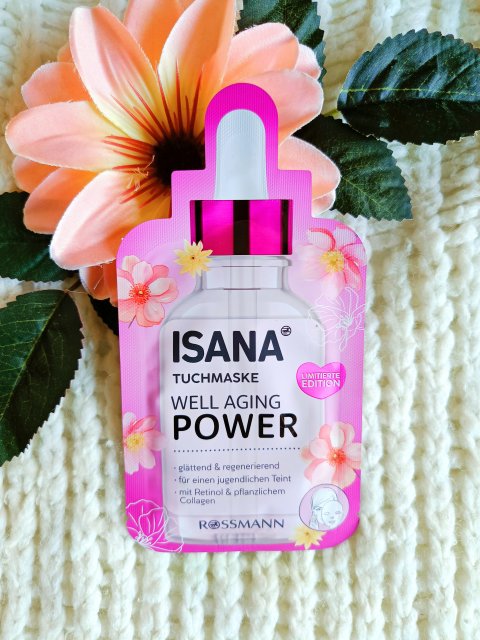 Isana Maseczka do twarzy w płacie, Well Aging Power