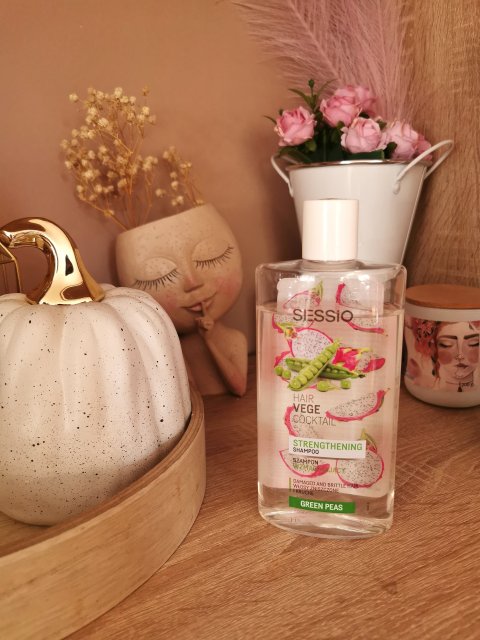 SESSio Szampon do włosów, Hair Vege Cocktail, Wzmacniający