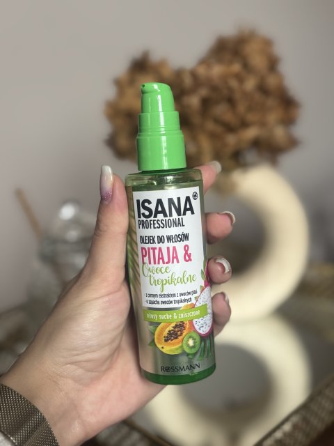 Olejek do włosów isana 