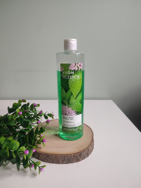 Avon Senses, Żel pod prysznic, Water Mint, Water Mint & Cucumber Scent