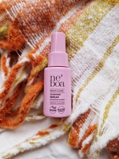Neboa Serum na końcówki włosów, Repair & Shine, Ochronne, Odbudowa i wygładzenie